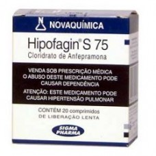 Comprar HIPOFAGIN S 75MG CX 40 comp (2 caixas de 20cps) Sem receita